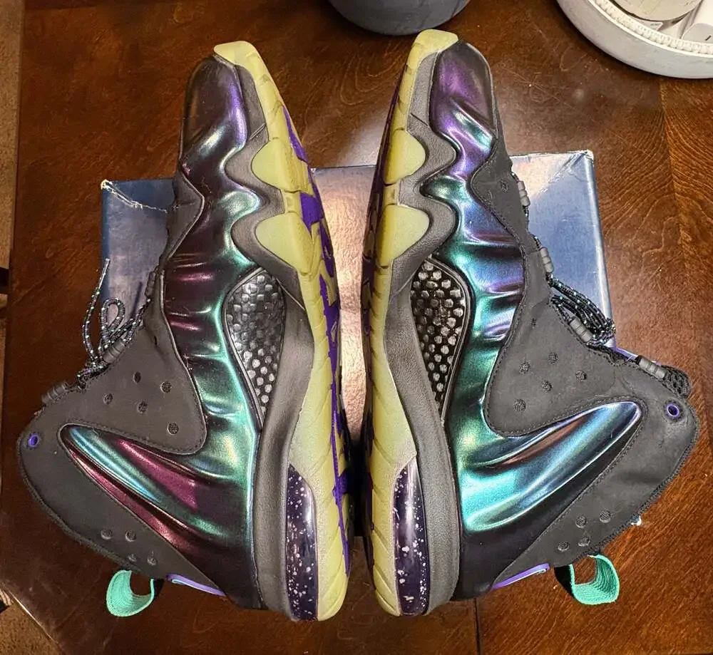 Nike Air Barkley Posite Max Eggplant Chameleon 555097-003